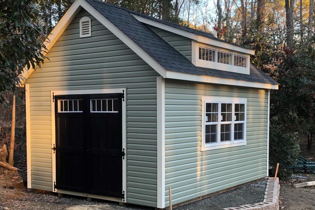 Classic Vinyl: Deluxe Cape Cod W/ Shed Dormer | Lancaster County Barns